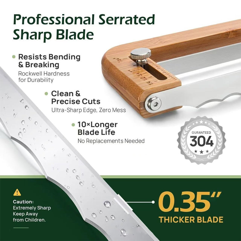 Adjustable Bread Knife For Homemade Bread