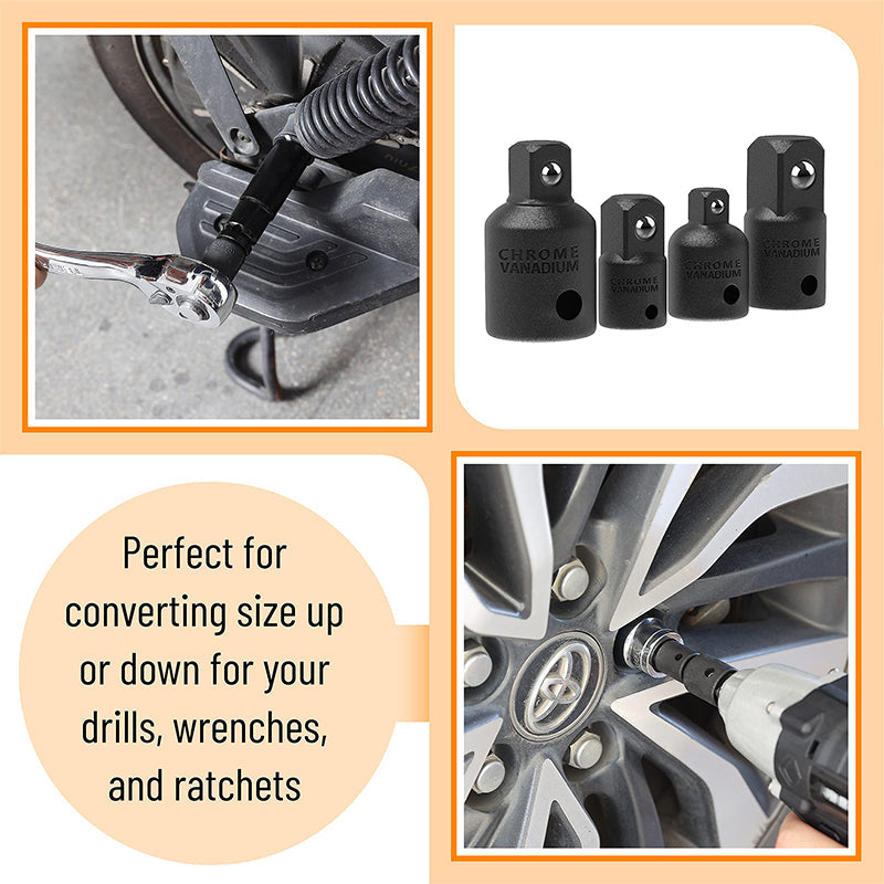 Impact Socket Adapter And Reducer Set
