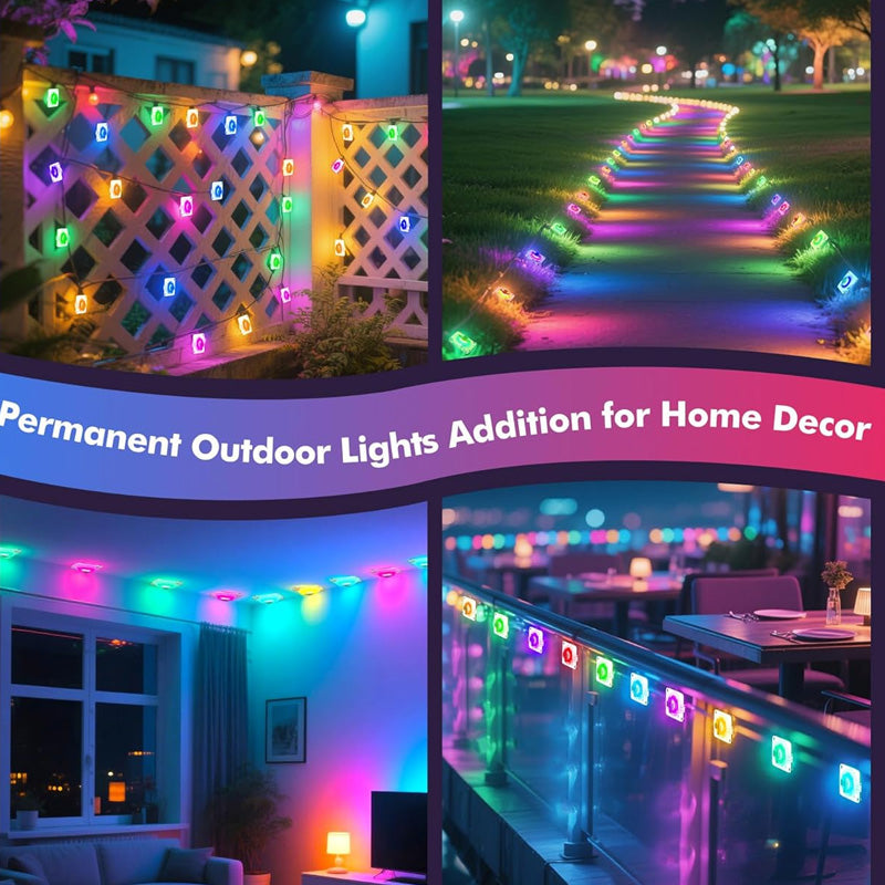 Smart RGB Outdoor Lights for Decor