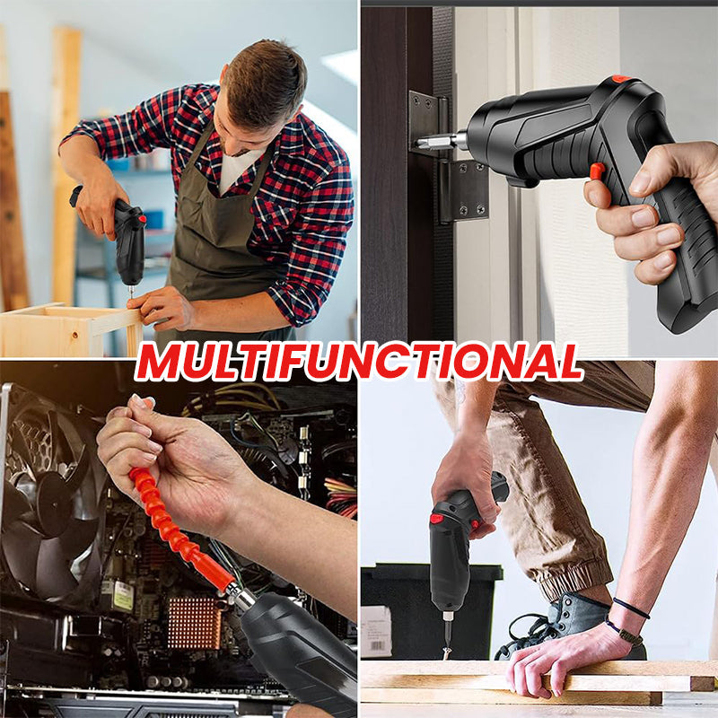 Cordless Electric Screwdriver with Bits