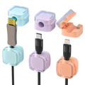 Magnetic Cable Clips Desk Organizer
