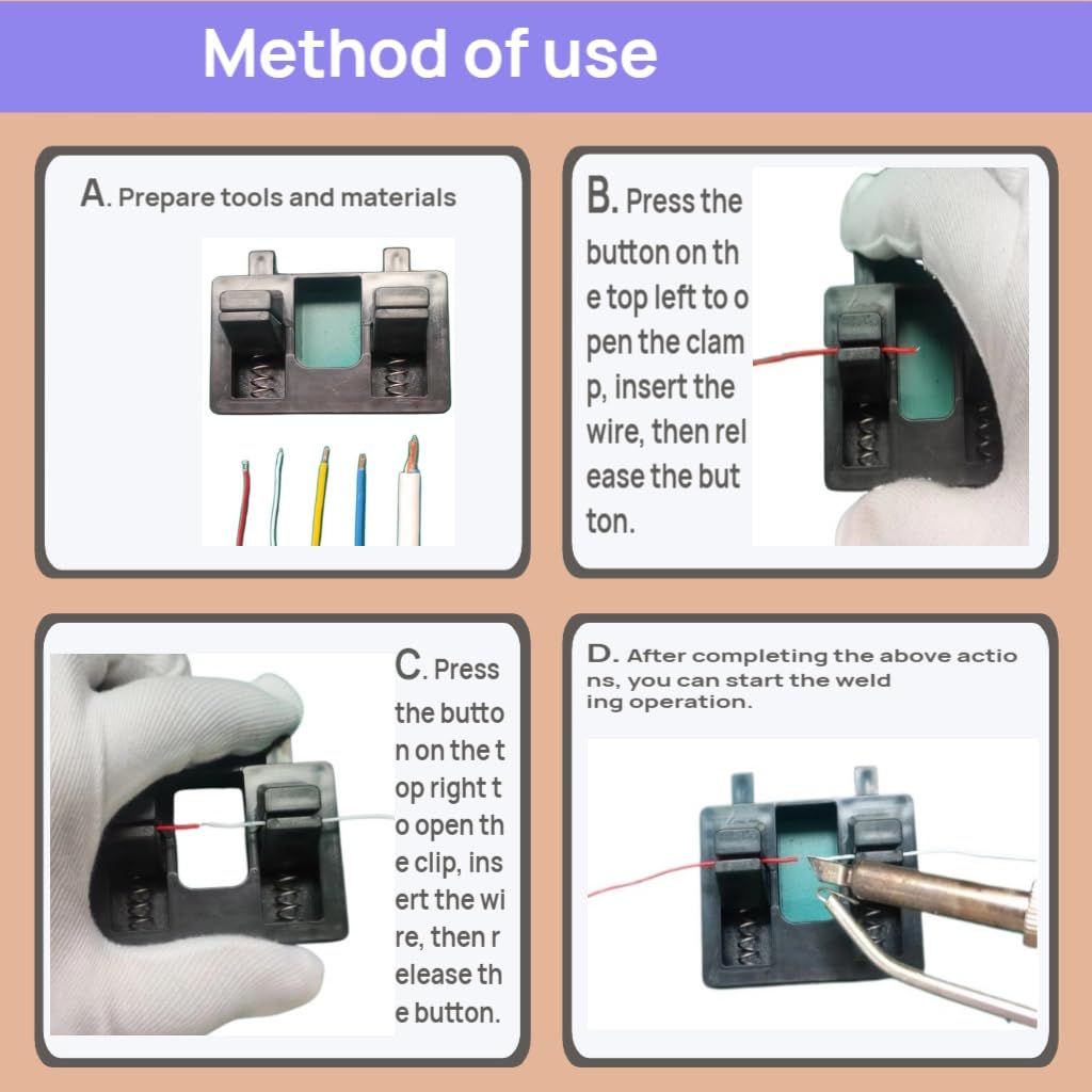 Electric Wire Welding Holder Set