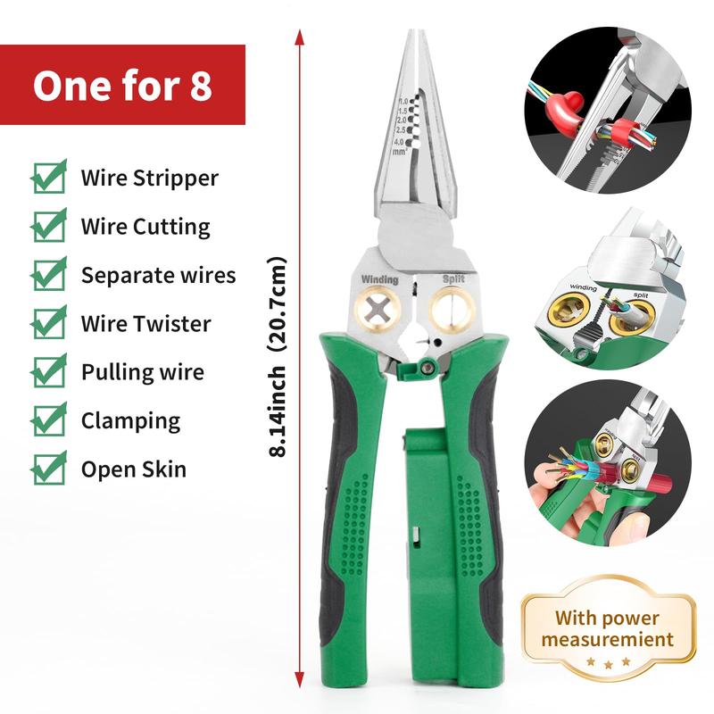 8-in-1 Wire Stripper Twister