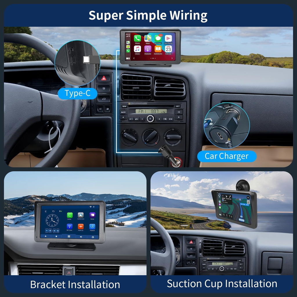 Compatible Wireless CarPlay Screen