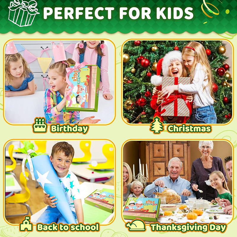Kids Safe Montessori Kitchen Tool Set