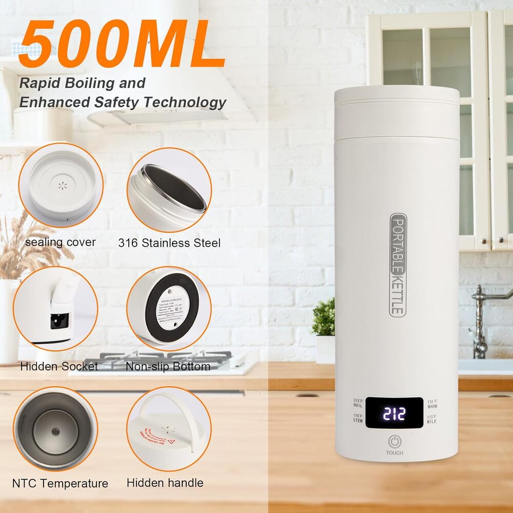 Portable Travel Electric Tea Kettle