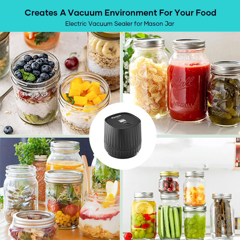 Electric Mason Jar Vacuum Sealer Kit