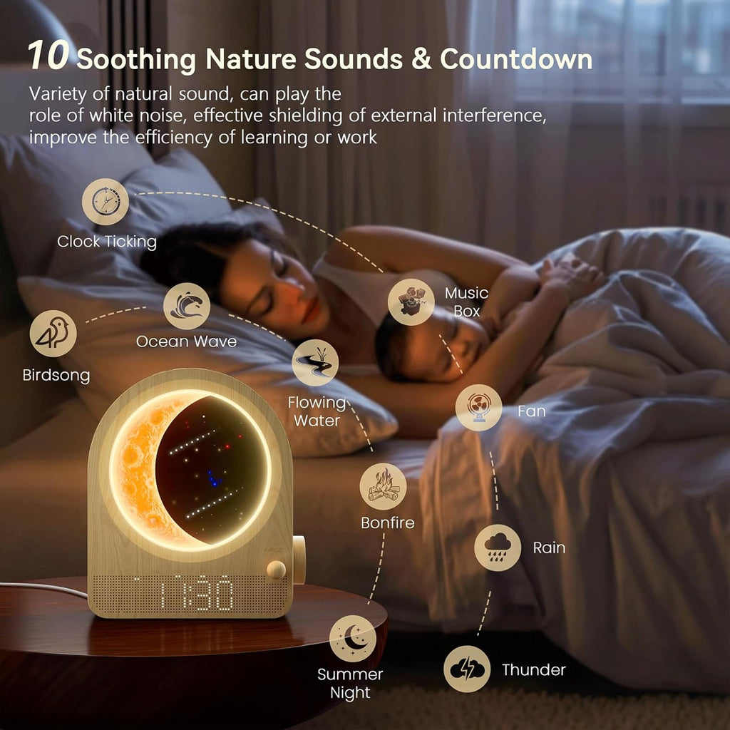 Sunrise Alarm Clock With White Noise
