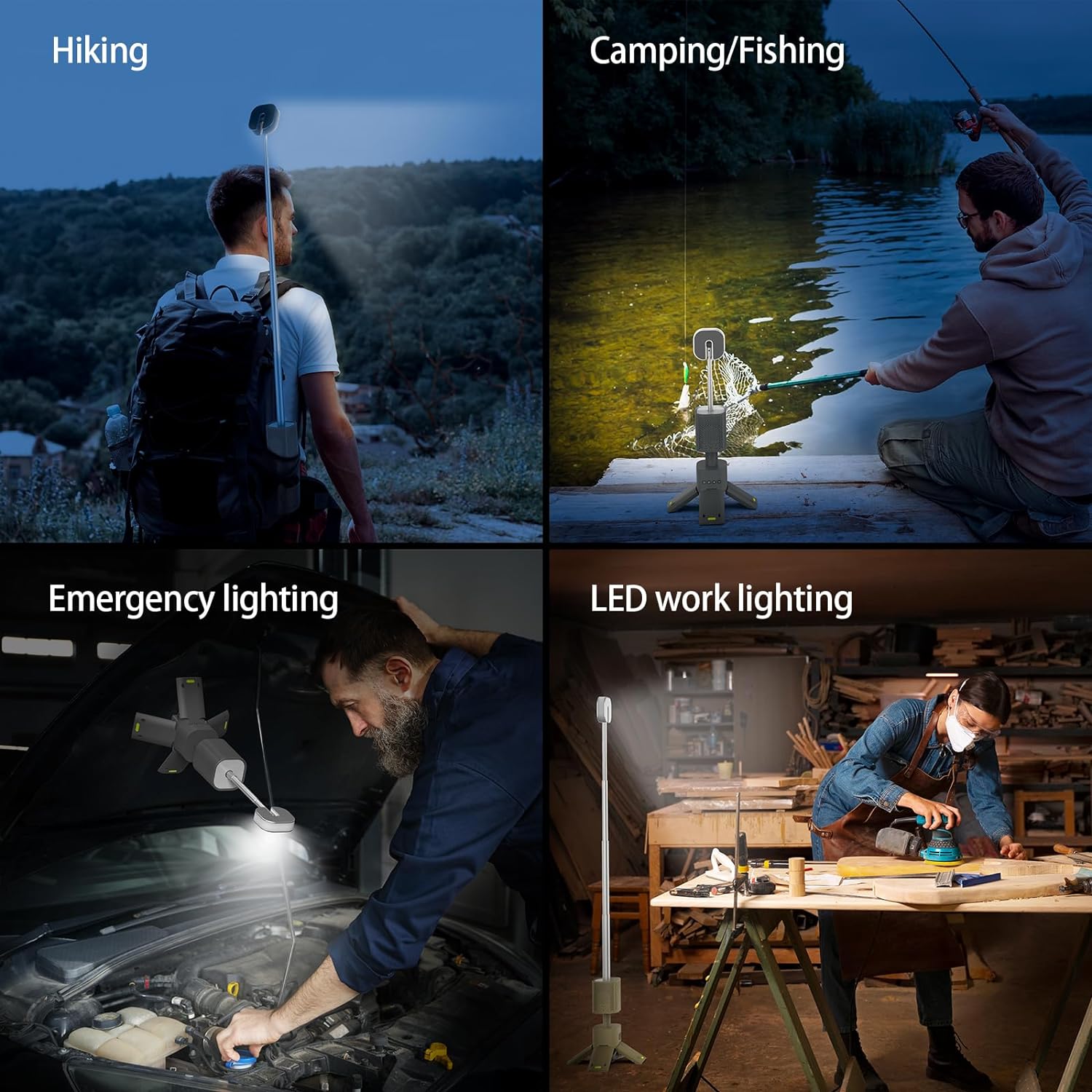 Outdoor Telescopic Camping Light