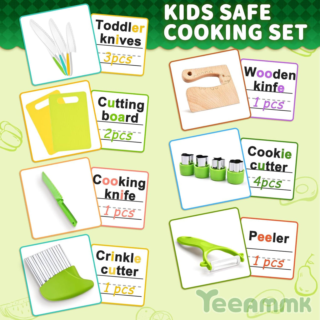 Kids Safe Montessori Kitchen Tool Set