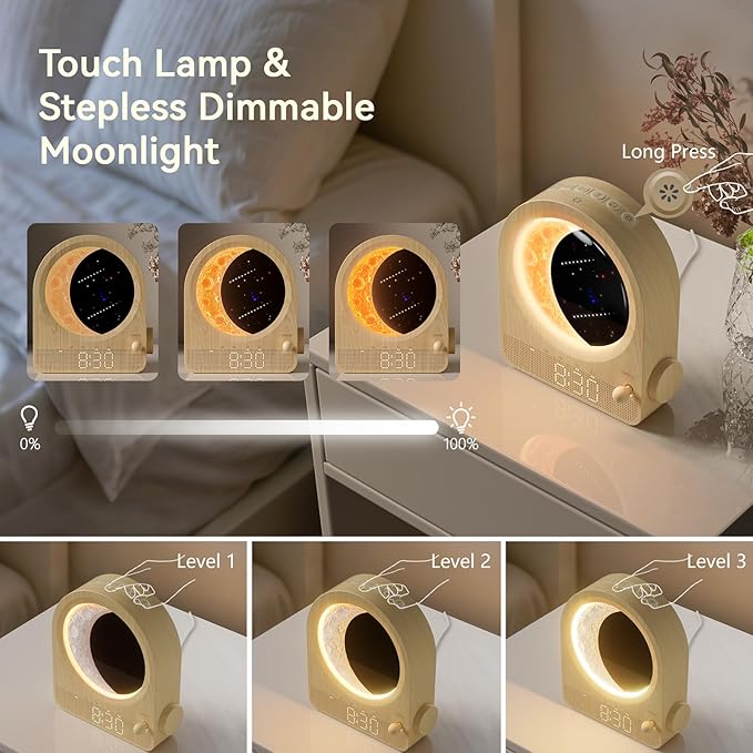 Sunrise Alarm Clock With White Noise