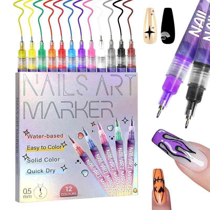 Nail Art Pens Drawing Set