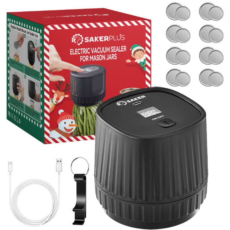 Efficient Food Saver -  Electric Vacuum Sealer For Mason Jars