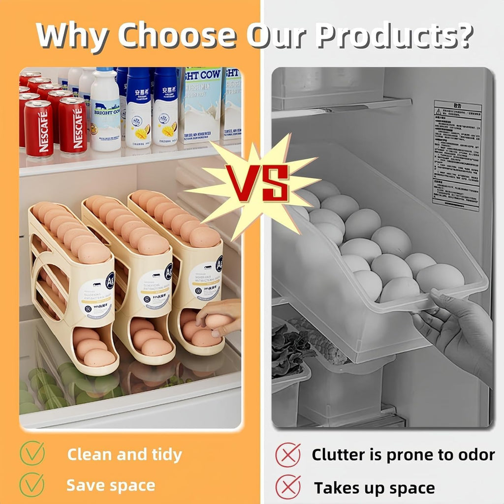 Large Capacity Egg Holder Organizer