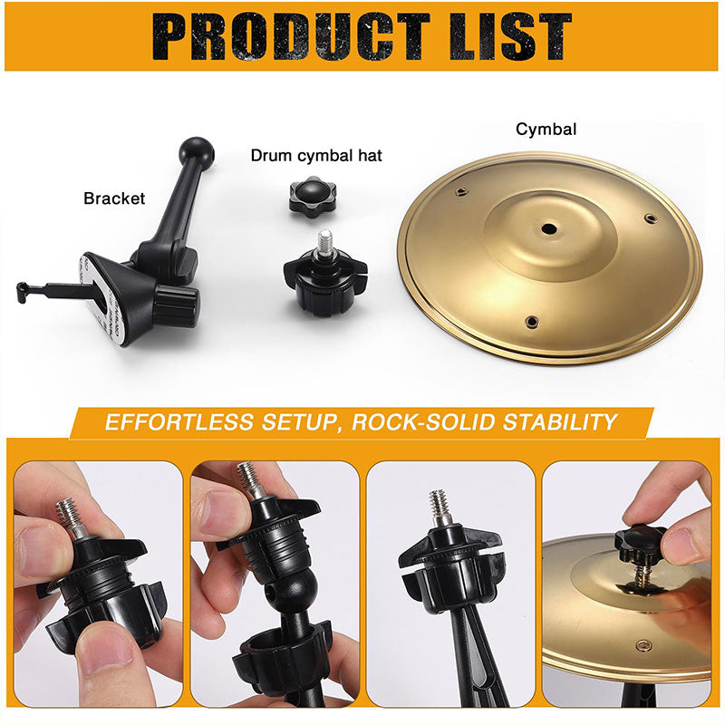 Car Vent Mini Drum Cymbal Accessory