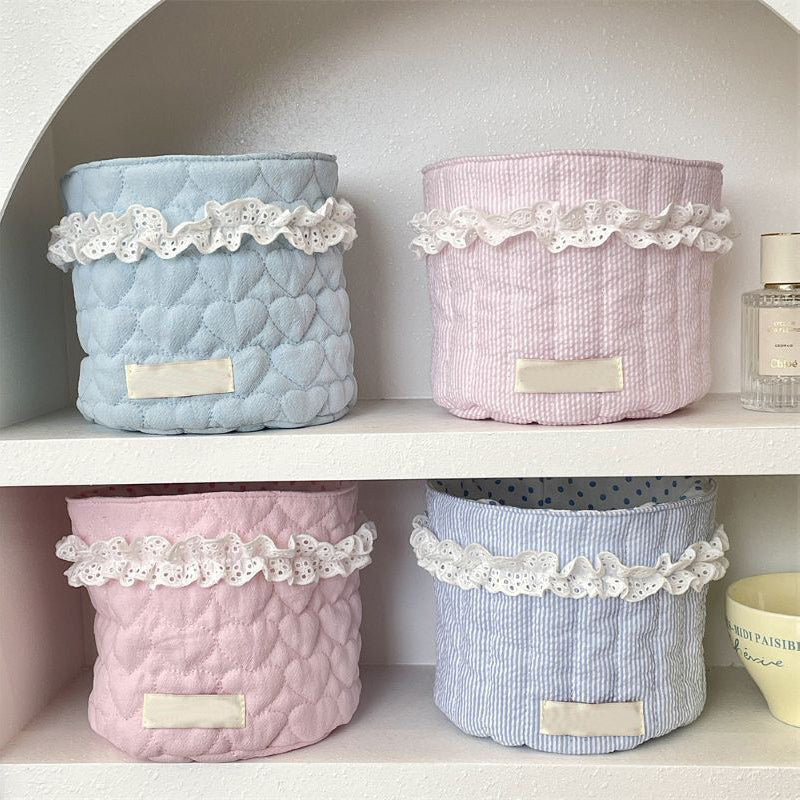 Fabric Desktop Storage Basket Organizer