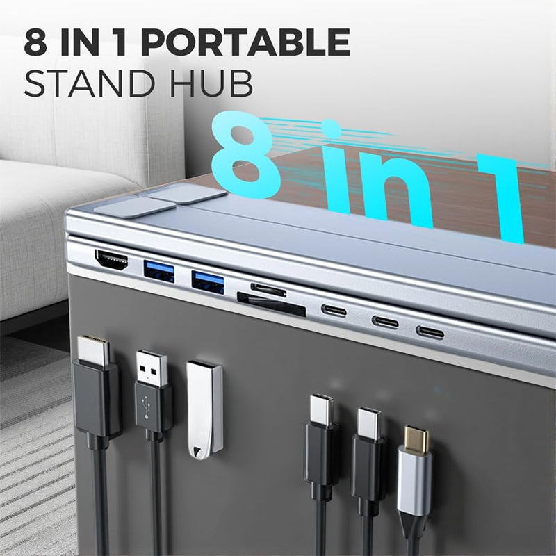 8-in-1 USB-C Laptop Docking Station