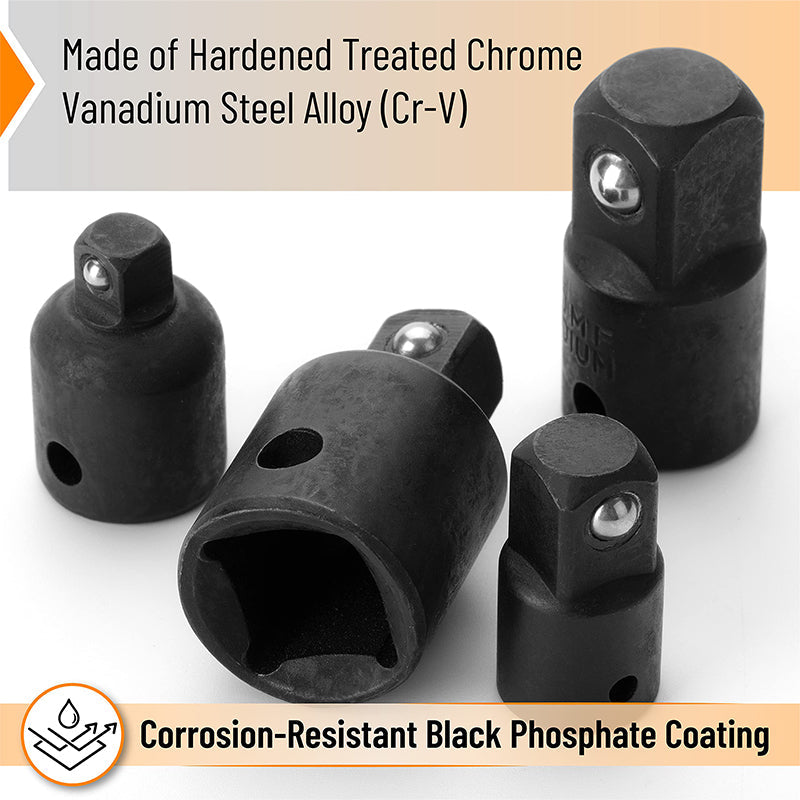 Impact Socket Adapter And Reducer Set