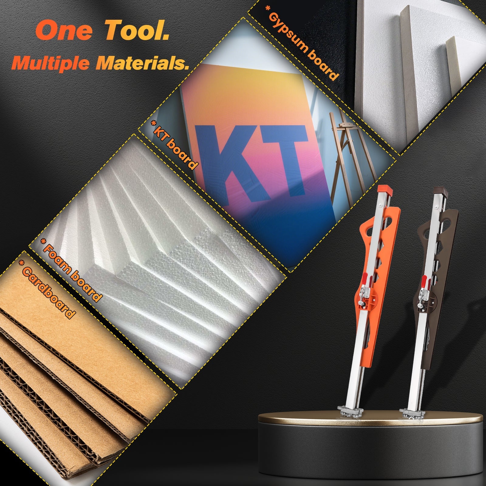Foldable Drywall Cutting Tool