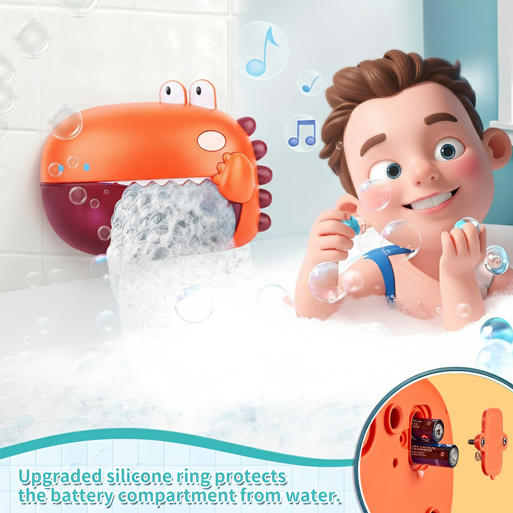 Dinosaur Bath Bubble Machine Toy