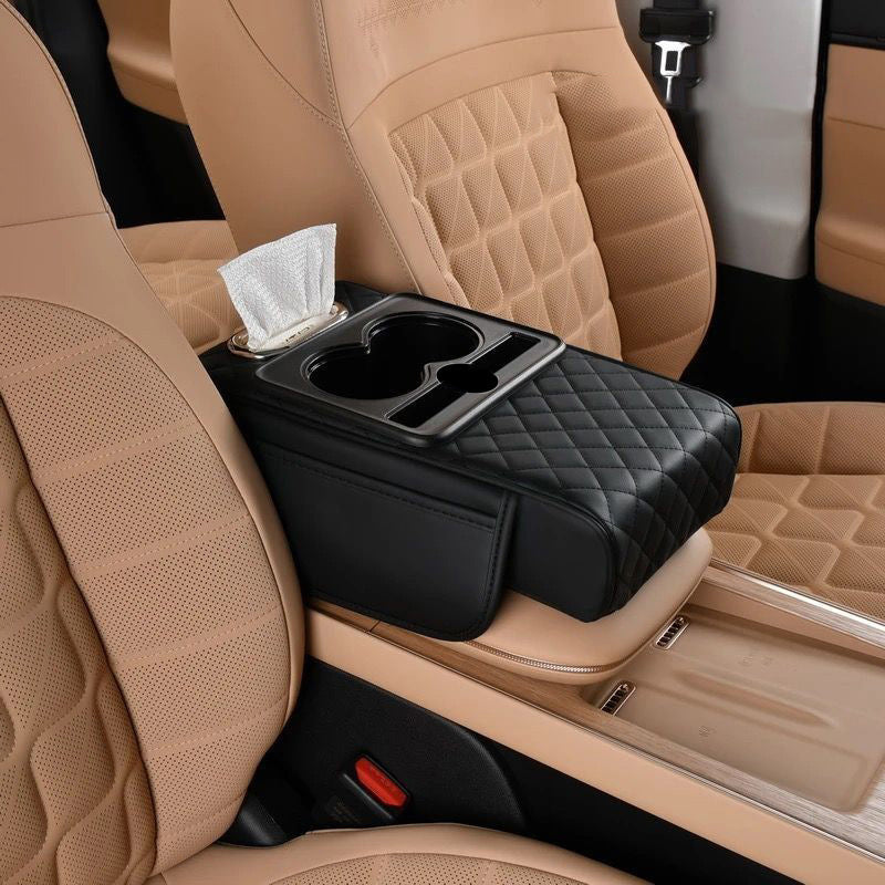 Multifunctional car armrest box pad