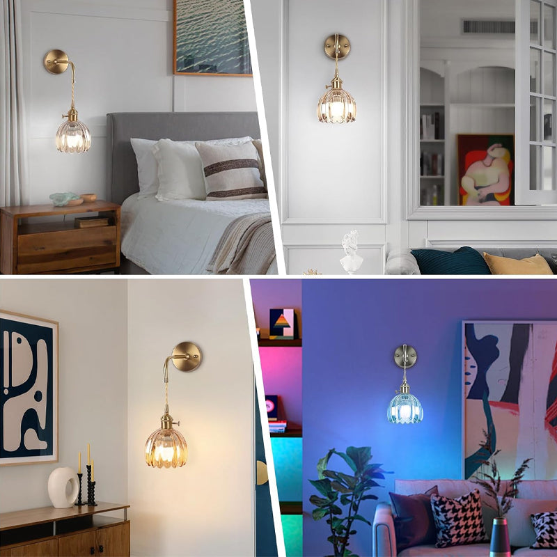 Battery-Powered RGB Wall Sconce Set