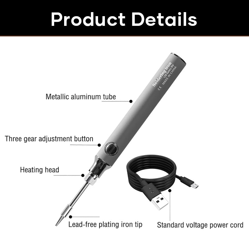 Cordless Soldering Iron Kit