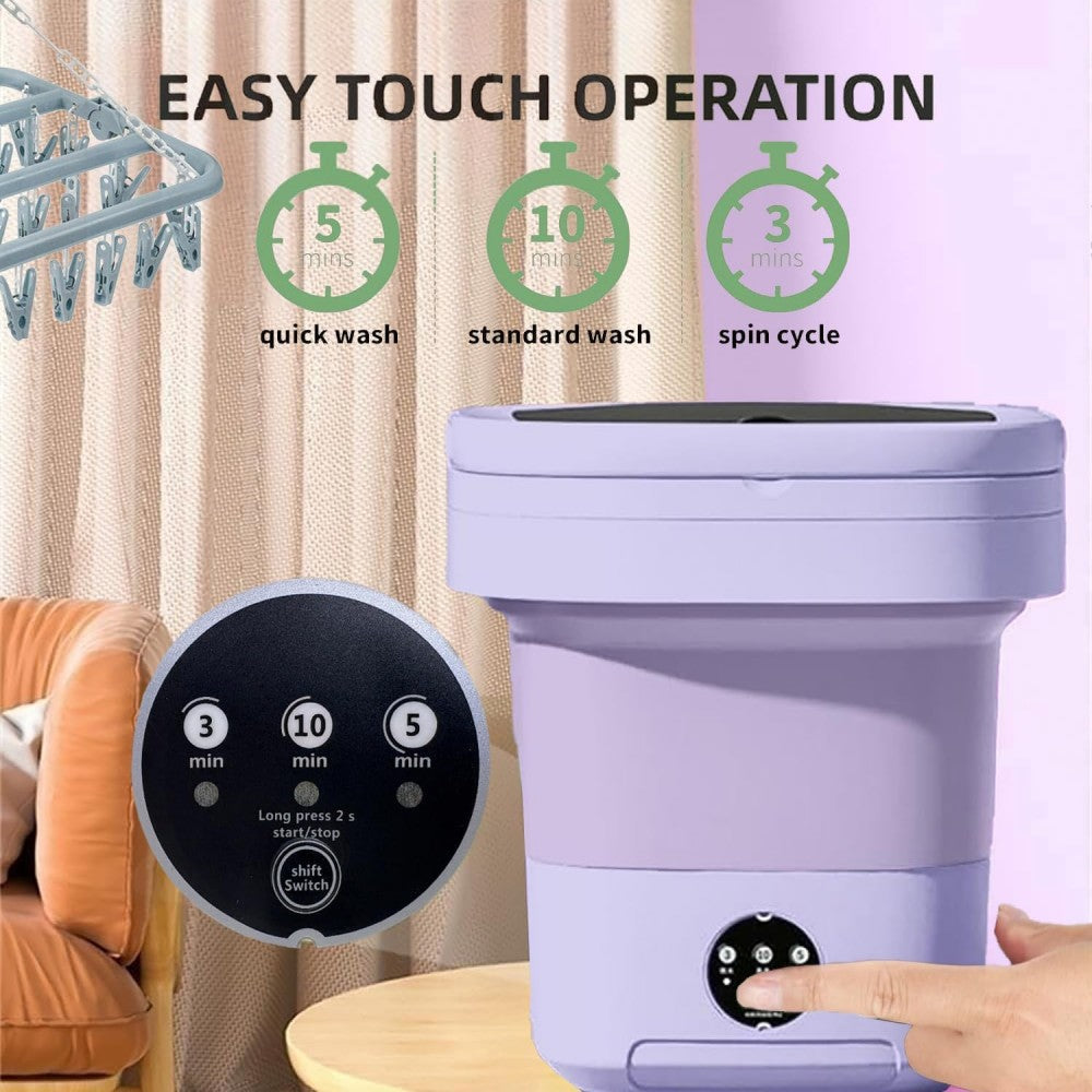 Foldable Portable Mini Washing Machine