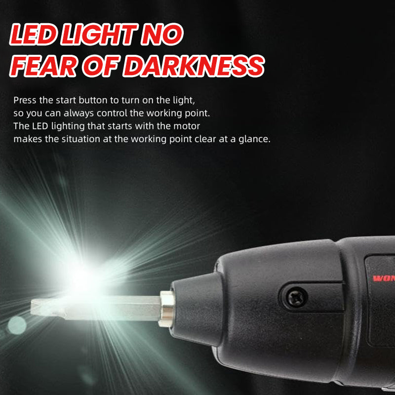 Cordless Electric Screwdriver with Bits