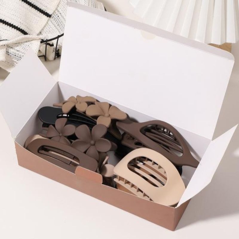 12 Pack Flat Hair Clips For Women