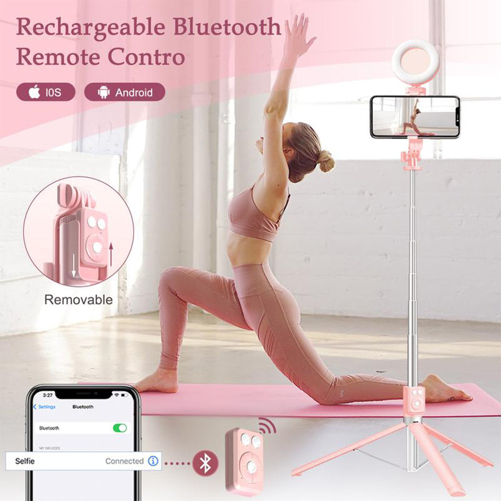 6 In 1 Selfie Tripod Lights