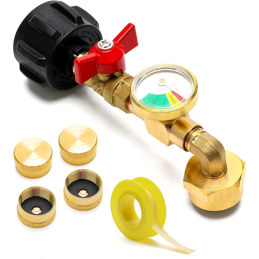 Propane tank filling adapter