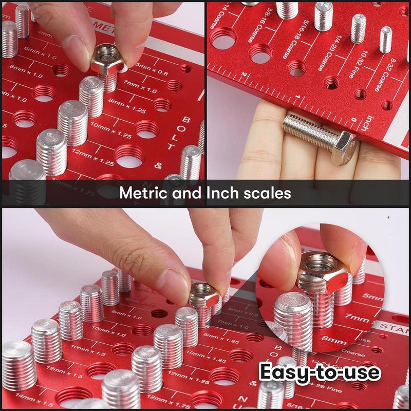 Metric & Standard Thread Checker