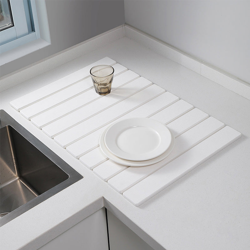 Collapsible Diatomaceous Dish Drying Mat