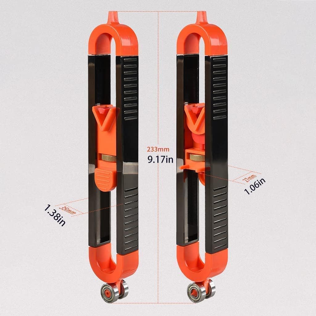 Multifunctional Contour Gauge with Lock