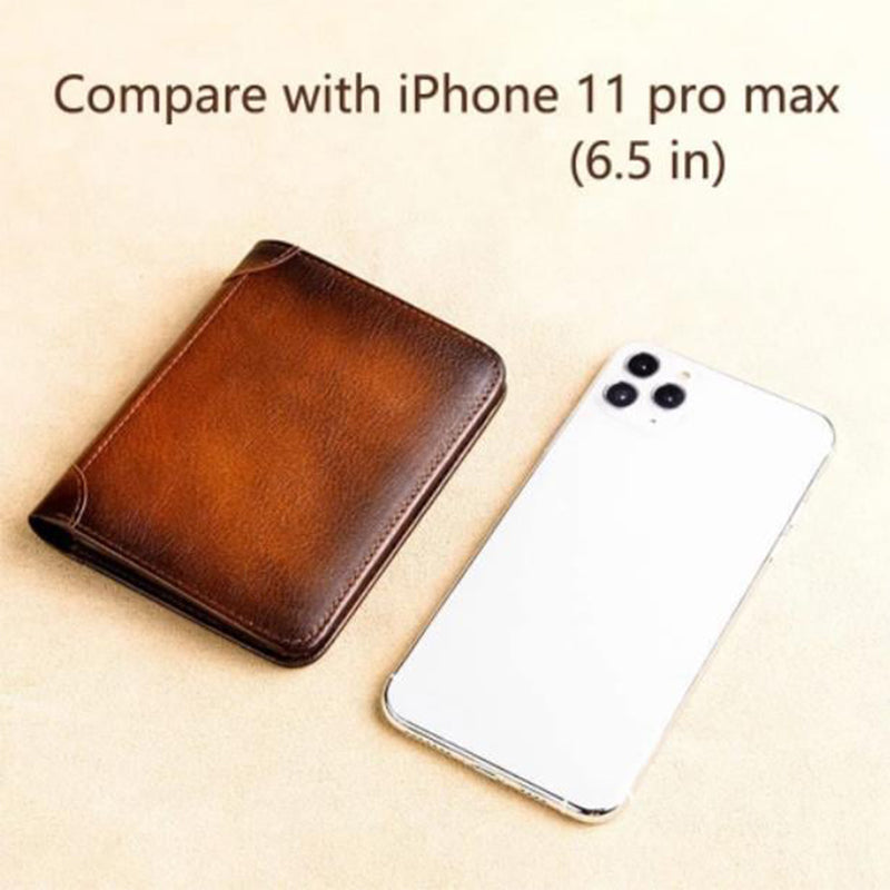Genuine Leather Slim Wallet