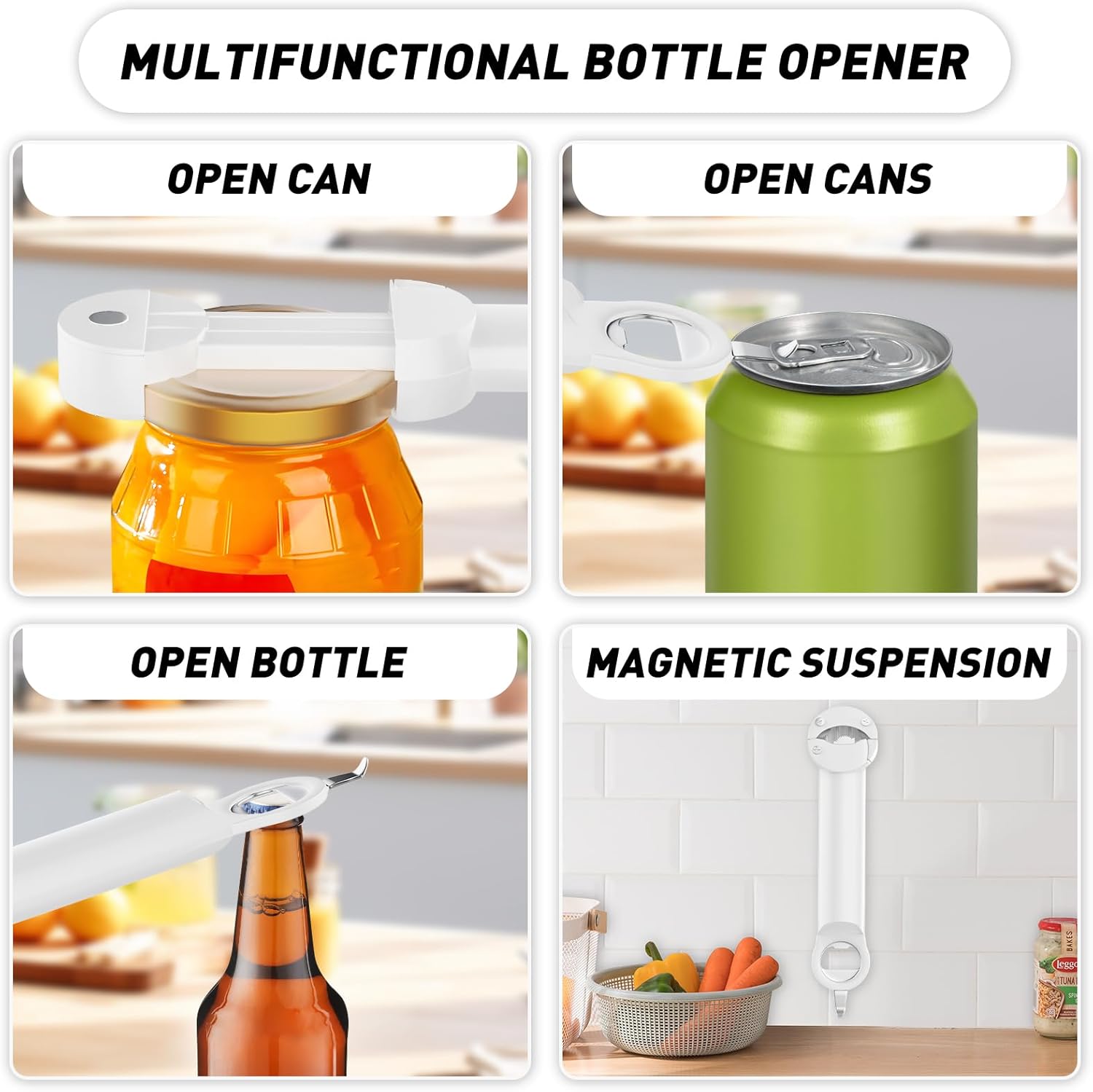 Retractable Magnetic Jar Opener