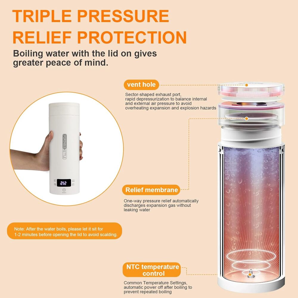 Portable Travel Electric Tea Kettle