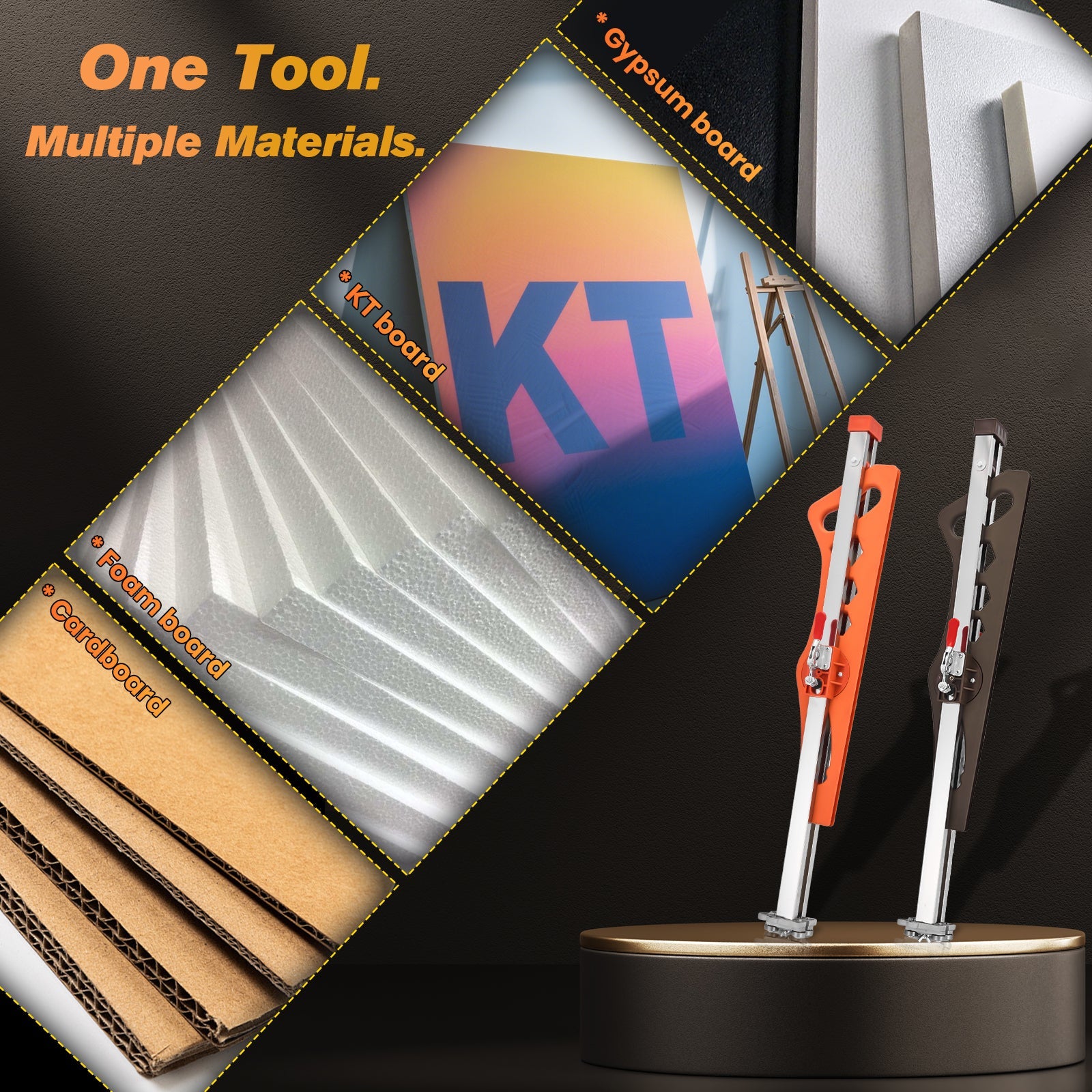 Foldable Drywall Cutting Tool