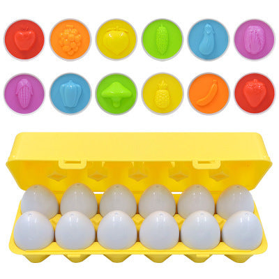 Color Shape Matching Egg Puzzle Toy