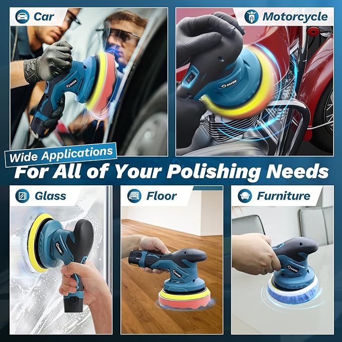Cordless Car Buffer Polisher