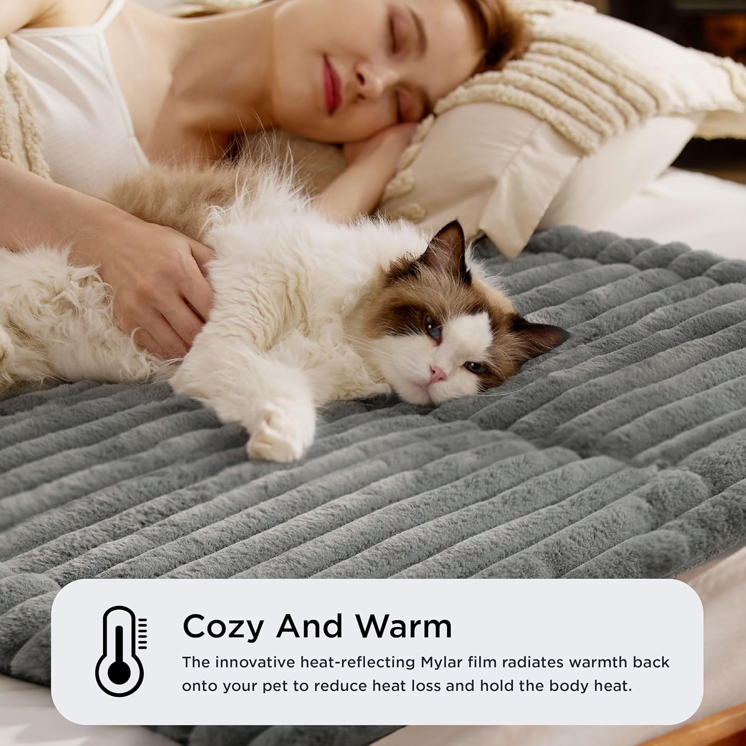 Self Warming Thermal Pet Bed Mat