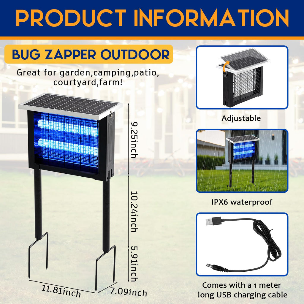 Outdoor Solar Bug Zapper