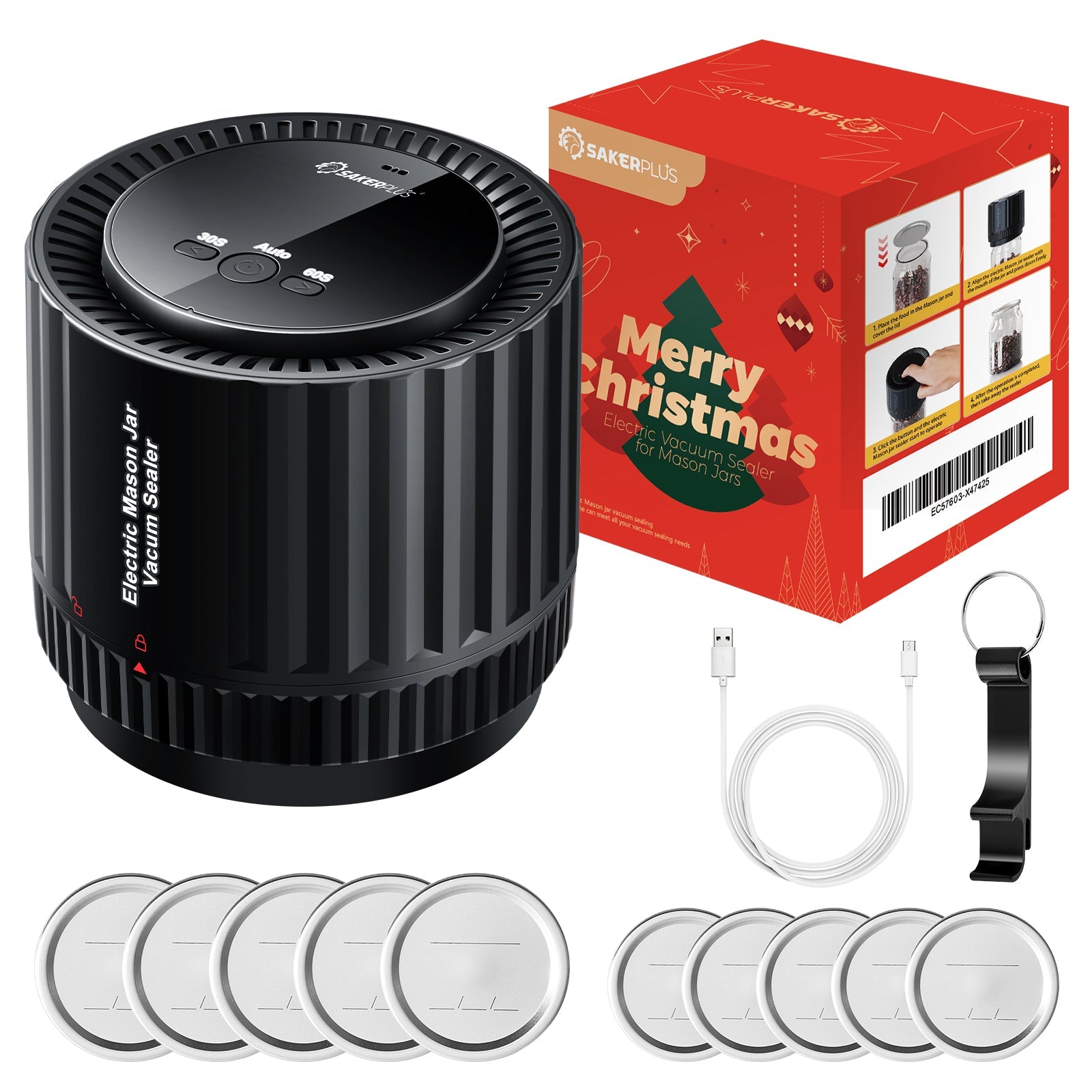 Electric Mason Jar Vacuum Sealer