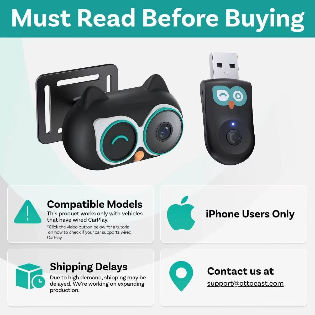 2-In-1 Baby Car Monitor