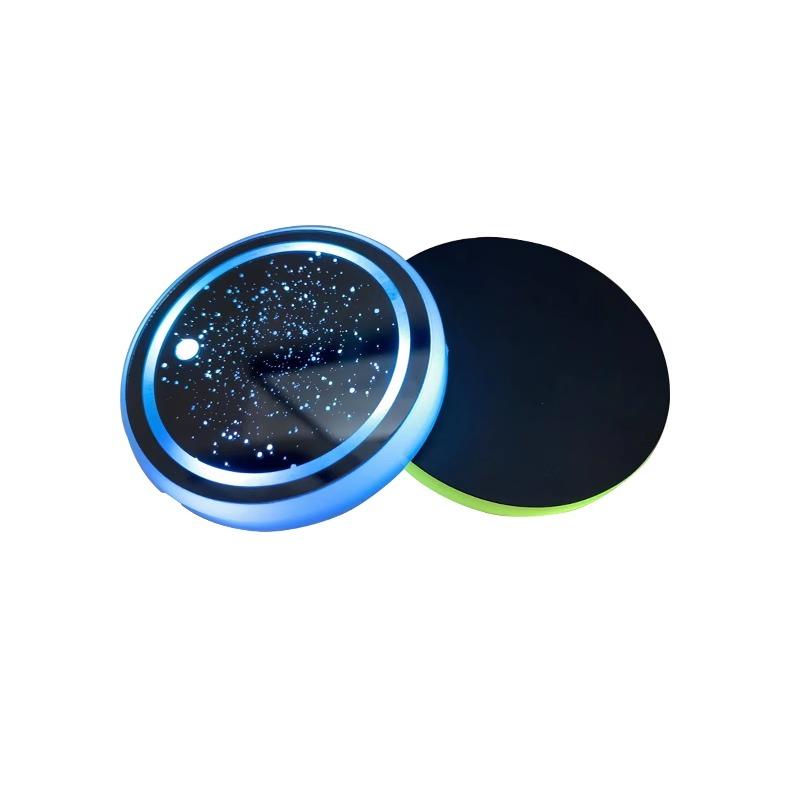 Car LED Cup Holder Mat 2PCS
