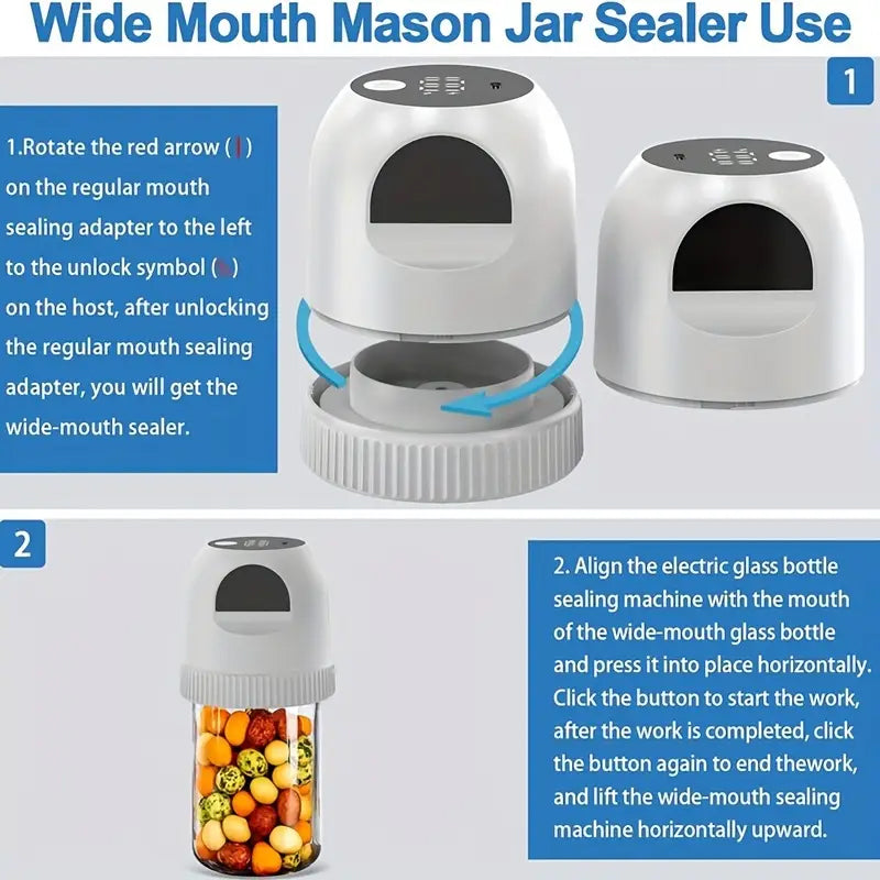 3-in-1 Upgrade Electric Vacuum Sealer Kit