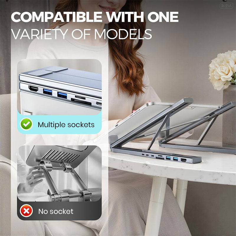 8-in-1 USB-C Laptop Docking Station