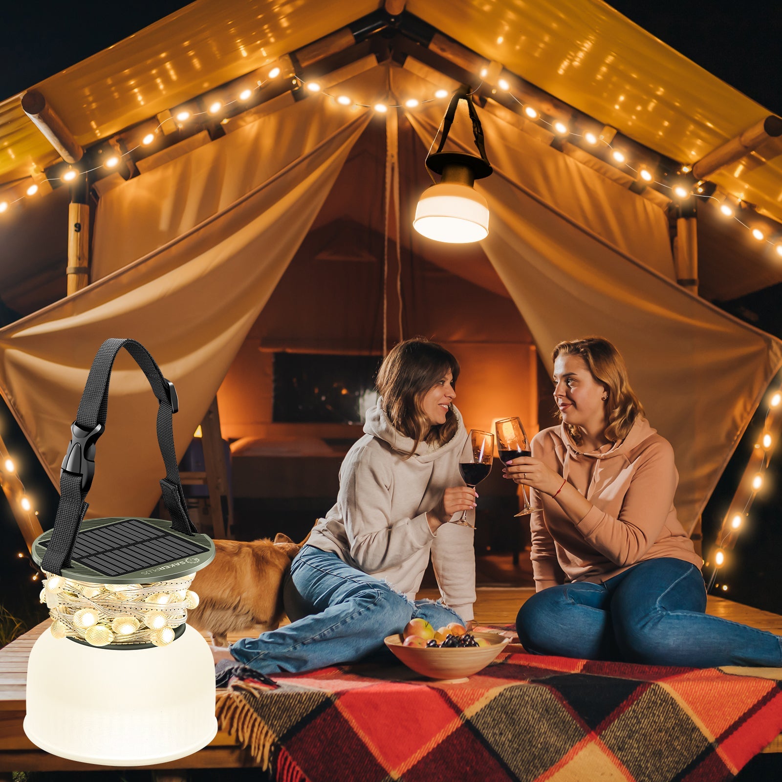 Solar Camping String Lights