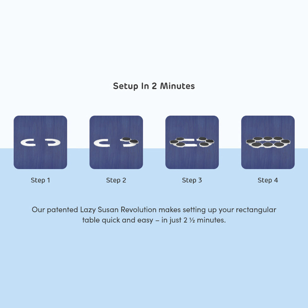 Expandable rotating tray